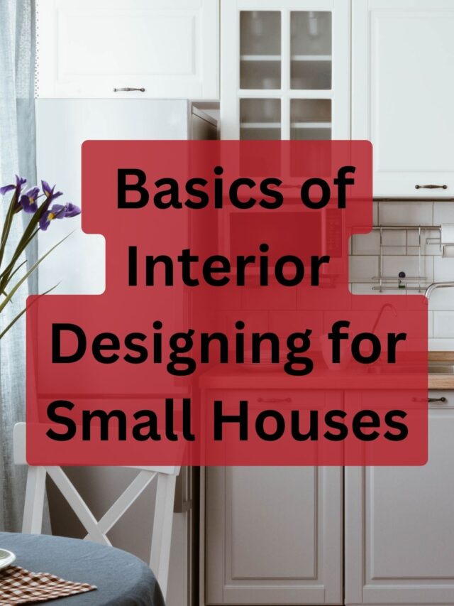The Basics of Interior Designing for Small Houses